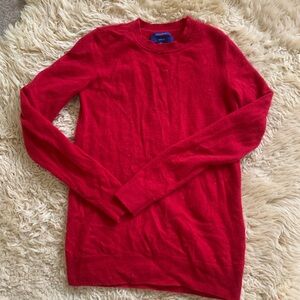 Poppy Red 100% Cashmere Sweater APT9